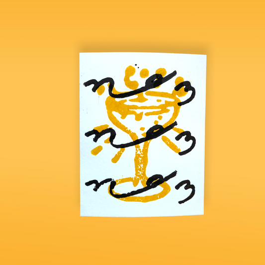 Letterpress Card: Congratulations Shorthand Greeting